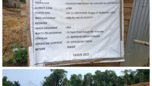 Di Morowali, Proyek BLK UPTP Diduga Tidak Mencantumkan Nilai Kontrak