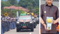 Tiba di Morowali,Piala Adipura Diarak Keliling Kota Bungku
