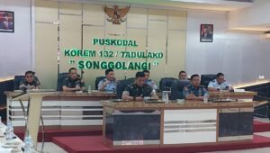 Tingkatkan Kinerja dan Ketaatan, Tim Pegawas Itjen TNI Gelar Taklimat Akhir di Makorem 132/Tdl 