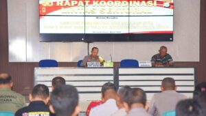 Polres Morowali Utara gelar rapat koordinasi lintas sektoral pengamanan Lebaran -2024