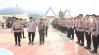 Polres Morowali Laksanakan Apel Gelar Pasukan Operasi Ketupat Tinombala 2024