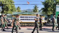 Jaga Kondisi Fisik Pasca Lebaran: Dandim 1305/BT Pimpin Puluhan Prajuritnya Melaksanakan Hanmars