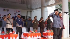 Upacara HUT Provinsi Sulteng Ke-60 Tahun di Morowali, Assisten 1 Pemkab Morowali Bacakan Amanat Gubernur Sulteng 