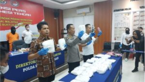 Ditresnarkoba Polda Sulteng Amankan 25 Kg Sabu 