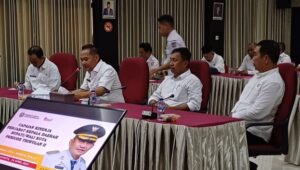 Rapat Evaluasi dengan Kemendagri, Pj Bupati Morowali Paparkan Hasil Kinerjanya 