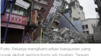 Taiwan Kembali Diguncang Gempa Dahsyat Magnitudo 6,1