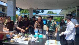 Kejari Morowali Musnahkan Barang Bukti Sabu Seberat 813,807 Gram