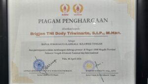 Danrem 132/Tdl Diakui Sebagai Bapak Pemerhati Olahraga di Sulteng