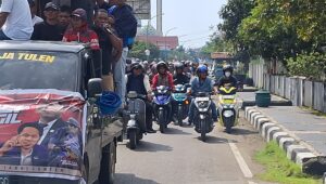 Siap Menuju 01 Morowali, Ribuan  Pendukung Kuswandi Konvoi di Kota Bungku