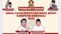 DPC Partai Gerindra Morowali, Buka Pendaftaran Bakal Calon Bupati dan Wakil Bupati Morowali 2024