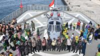 Empat Kapal Perang TNI Angkatan Laut Tiba di Fak-Fak