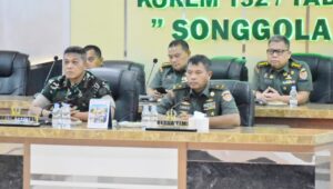 Danrem 132/Tadulako Sambut Tim Intekmil dan Siber Sahli Kasad