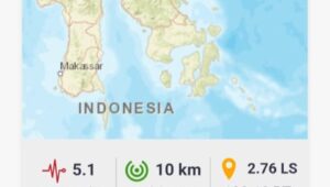 Gempa Bumi M 5,1 di Morowali, Kabid Kedaruratan dan Logistik BPBD; Data Kerugian Belum di Ketahui