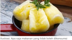 3 Makanan yang Tidak Boleh Dikonsumsi Bersamaan dengan Singkong Rebus