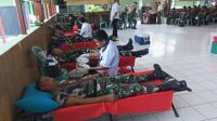 Korem 132 Tdl,  Gelar Donor Darah Memperingati HUT ke-66 Kodam XIII/Merdeka