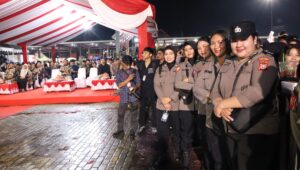 Polres Morowali,  Pengamanan Peluncuran Tahapan Pilkada Kabupaten Morowali Tahun 2024