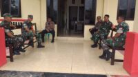 Perkuat Sinergitas TNI- Polri, Para Babinsa Sambagi Polsek Soyo Jaya