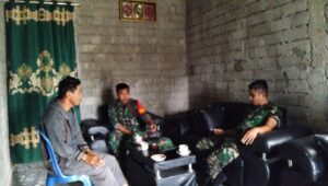 Para Babinsa Koramil 1311-08 Soyo Jaya Laksanakan Anjangsana di Desa Malino Jaya 
