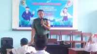 Babinsa Koramil 1311-04 Lembo, Memberikan Materi Tentang Bela Negara Kepada Siswa SMPN 4 Lembo