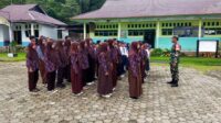 Babinsa Koramil 1311-06 Bungku Utara, Aktif Melatih PBB di SDN Mamosalato Kabupaten Morowali utara