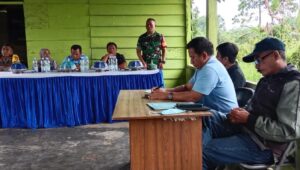 Danramil 1311-08 Soyo Jaya, Gelar Kegiatan Komunikasi Sosial dengan Pemerintah dan Masyarakat di Desa Malino 