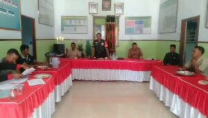 Serka Rusidi  Komsos dengan  Pemerintah Desa  Masadian Kabupaten Morowali