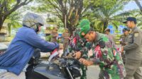 Menyambut HUT RI Ke-79,Kodim 1311  Morowali Bagikan Puluhan Ribu Bendera 