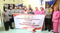 Sambut Hari Jadi Ke 76, Polwan Polres Morowali Gelar Bhakti Sosial