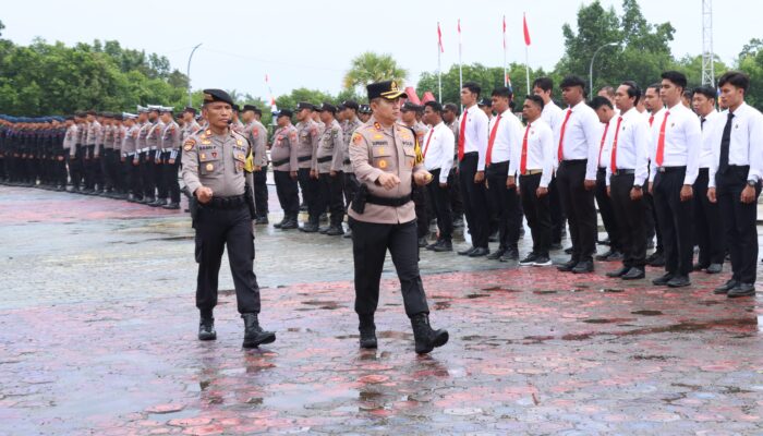 Polres Morowali, Apel Gelar  Pasukan Jelang Pilkada 2024