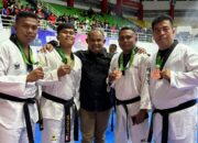 Dandim 1311 Morowali, Apresiasi Atlet Taekwondo Morowali  Meraih Emas, Perak  dan Perunggu 