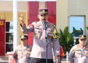 Polres Morowali Gelar Pengamanan kegiatan Penjemputan Bakal Calon Bupati dan Wakil Bupati 2024 