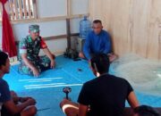Koptu Sumardin, Komsos dan Himbauan kepada Nelayan di Desa Koburu Terkait Curah Hujan