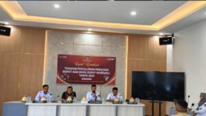 KPU Morowali, Gelar Rapat Koordinasi Tahapan Pencalonan Bupati dan Wakil Bupati 2024