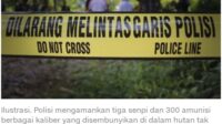 Polres Morowali Utara, Temukan 3 Senpi dan 300 Amunisi di Kelurahan Bahontula 