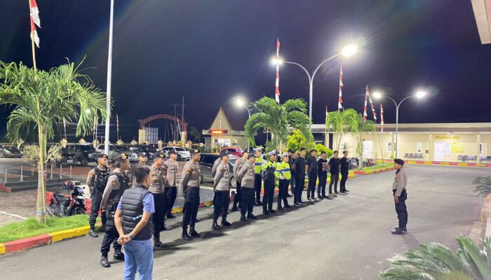 Polres Morowali Rutin,  Pengamanan dan Patroli di KPU Dan Bawaslu