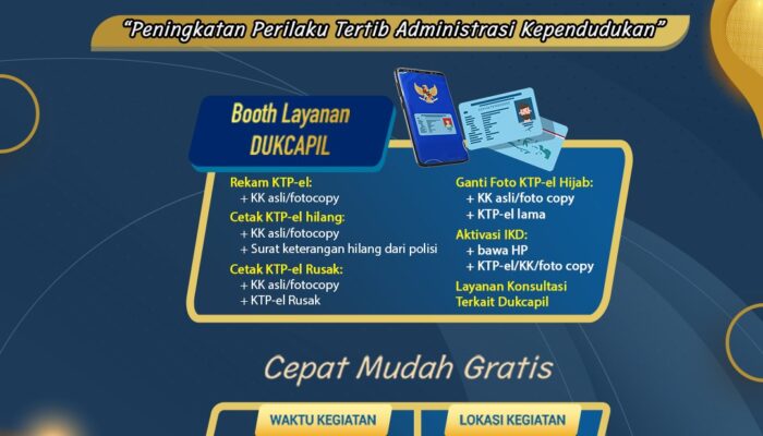 Yuk! Sukseskan Gerakan Nasional Revolusi Mental, Manfaatkan Layanan Adminduk Gratis dari Dukcapil