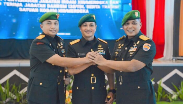Danrem 132 Tadulako Berganti, Brigjen TNI Deni Gunawan Terima Tongkat Estafet Pengabdian
