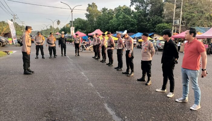 Polres Morowali Gelar Pengamanan Sosialisasi Pengawasan Partisipatif pada Pilkada Morowali 2024 