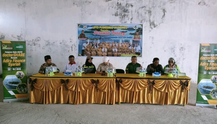 Babinsa Kodim 1311 Morowali, Bersama Tim Kesehatan Rumah Sakit Terapung Berikan Pelayanan Medis Gratis 