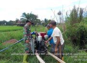 Babinsa Kodim 1311 Morowali Utara,Uji Coba Pemanfaatan Bantuan Mesin Pompanisasi