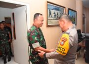 Danrem 132/Tdl Brigjen TNI Deni Gunawan Silaturahmi ke Mapolda Sulawesi Tengah Guna Pererat Sinergitas