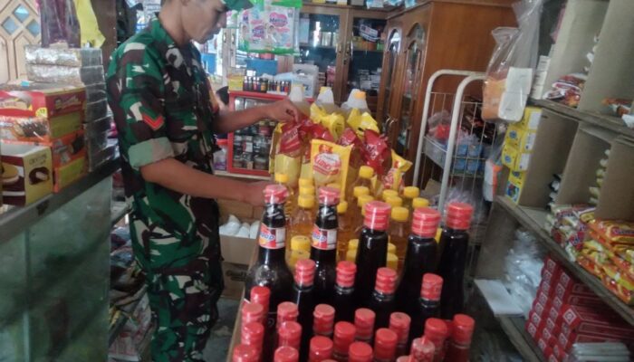 Kopda Maradona Siregar, Pengecekan Harga Sembako di Pasar Tradisional Kecamatan Bungku Utara