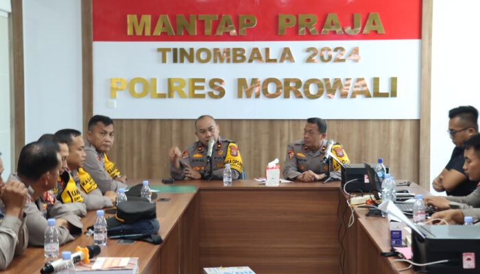 Polres Morowali Gelar Anev Oprasi Mantap Praja Tinombala pada Pilkada 2024