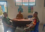 Pererat Sinergitas, Sertu Ahmad Jamal Komsos Bersama Aparat Desa