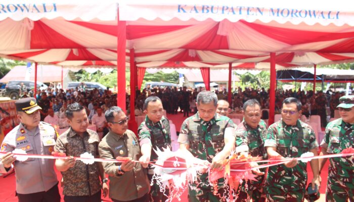 KASAD TNI Jenderal Maruli Simanjuntak Resmikan Titik Manunggal Air di Morowali 