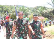 Danramil 1311-02 Lettu Inf Amirudin, Dampingi KASAD dalam Peresmian Titik Manunggal Air 