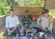 Babinsa dan Bhabinkamtibmas Komsos Bersama Warga Binaan