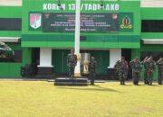 Korem 132/Tdl Gelar Apel Pembukaan Latihan Lapangan “Perisai Bumi” Operasi Tanggap Darurat Bencana Alam