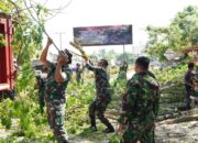 Jelang Hut TNI ke-79, Kodim 1311 Morowali Menggelar Kegiatan Karya Bakti 