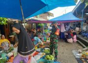 Kopka Wawan Darmono, Turun  Pasar Pastikan Harga Sembako  Stabil di Morowali